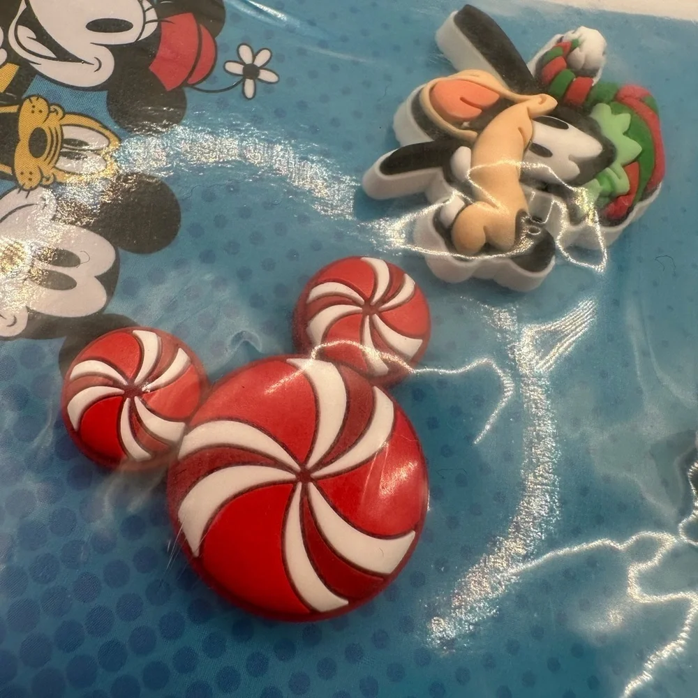 Disney Mickey and Friends Holiday Crocs Shoe Charms - Multicolor NWT